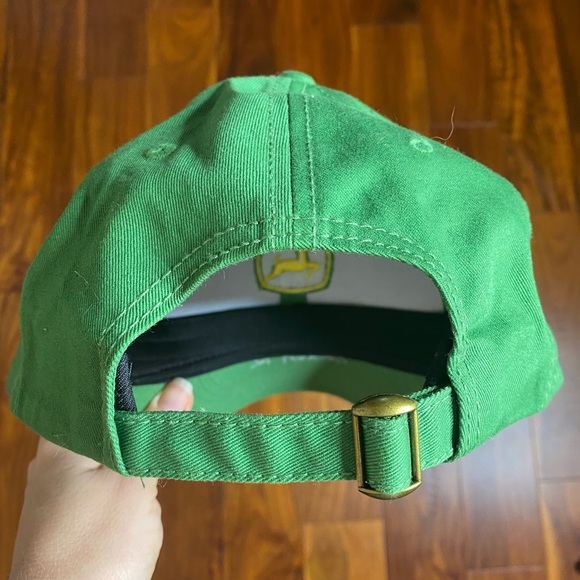 GUC Child’s OS, John Deere Green Logo Adjustable Baseball Cap with writing - Picture 7 of 15